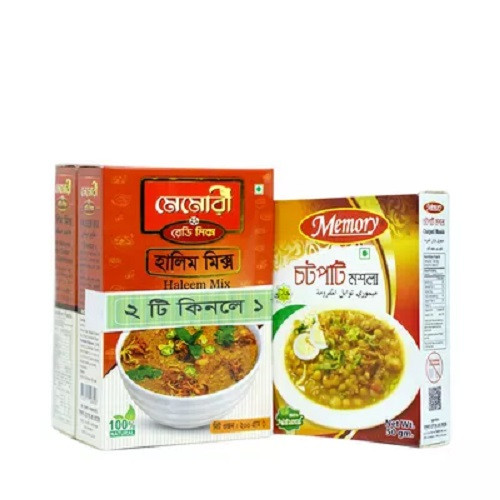 মেমরি হালিম মিক্স (২ টি কিনলে ৫০ গ্রাম চটপটি মসলা ফ্রী)