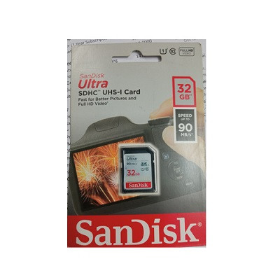 SanDisk Ultra SDHC Memory Card 32GB Class 10