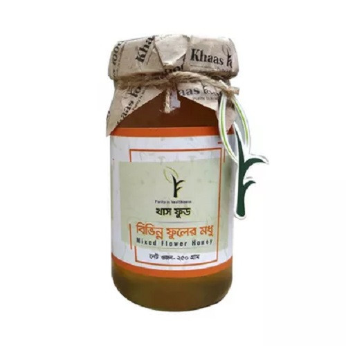খাস ফুড বিভিন্ন ফুলের মধু ২৫০ গ্রাম