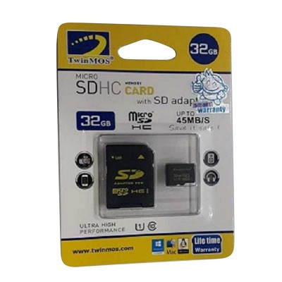TwinMOS 32GB MICRO SD CARD CL-10
