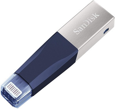 SanDisk 64GB IXpand Flip, Black, IOS( IPhone), USB 3.0 Mobile Disk Drive