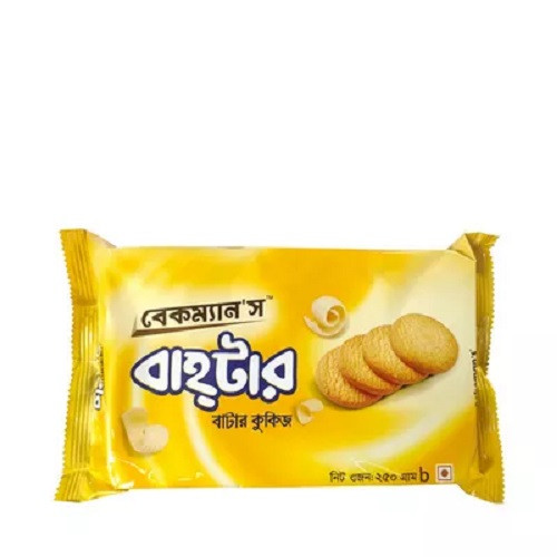 বেকম্যান'স বাহ্টার বাটার কুকিজ ২৫০ গ্রাম