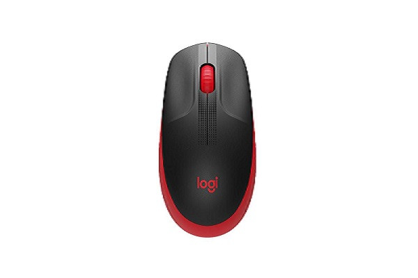 LOGITECH MOUSE WIRELESS M190 RED FULL-SIZE (910-005915)
