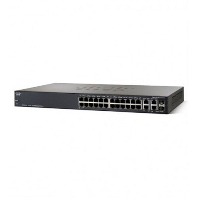 Cisco SF300-24 24-Port 10/100 Managed Switch with Gigabit Uplinks