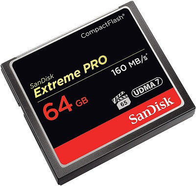 SanDisk Extreme PRO 64GB Compact Flash Memory Card