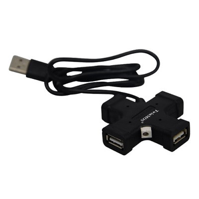 TWINMOS 4 PORT USB 2.0 PLUS SHAPE HUB