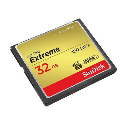 SANDISK 32GB COMPACT FLASH CARD EXTREME PRO