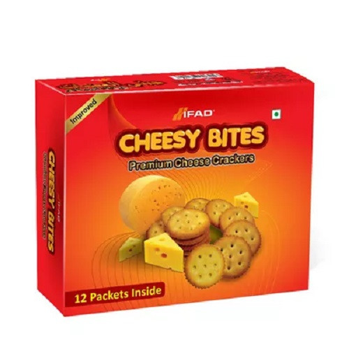 ইফাদ চিজি বাইটস প্রিমিয়াম চিজ ক্র্যাকারস ১২ প্যাক ১৮০ গ্রাম